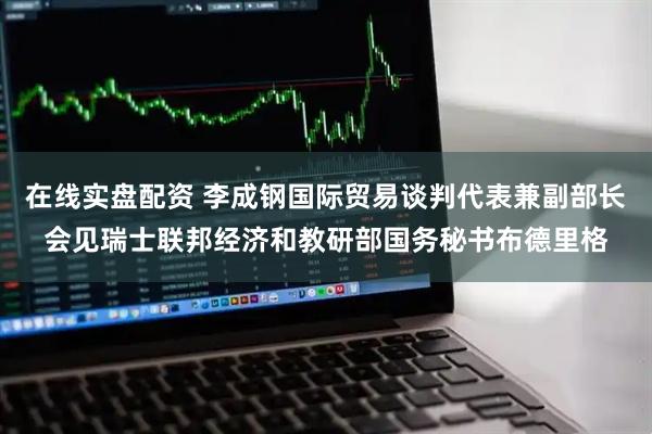 在线实盘配资 李成钢国际贸易谈判代表兼副部长会见瑞士联邦经济和教研部国务秘书布德里格