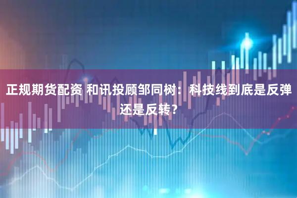 正规期货配资 和讯投顾邹同树：科技线到底是反弹还是反转？